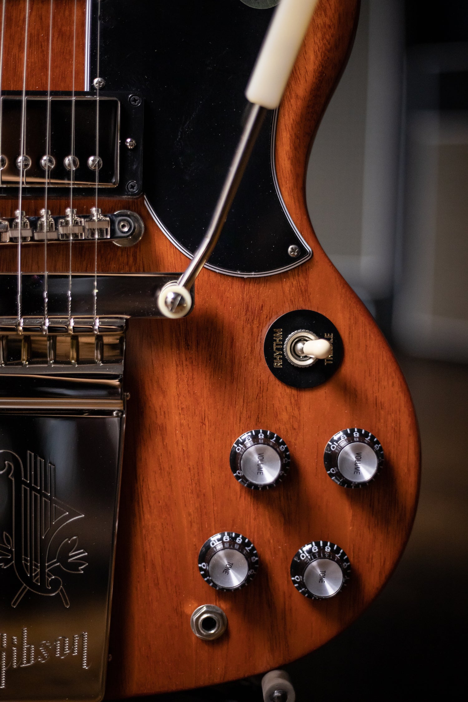 Gibson SG Standard '61 Maestro Vibrola Electric Guitar - Vintage Cherry