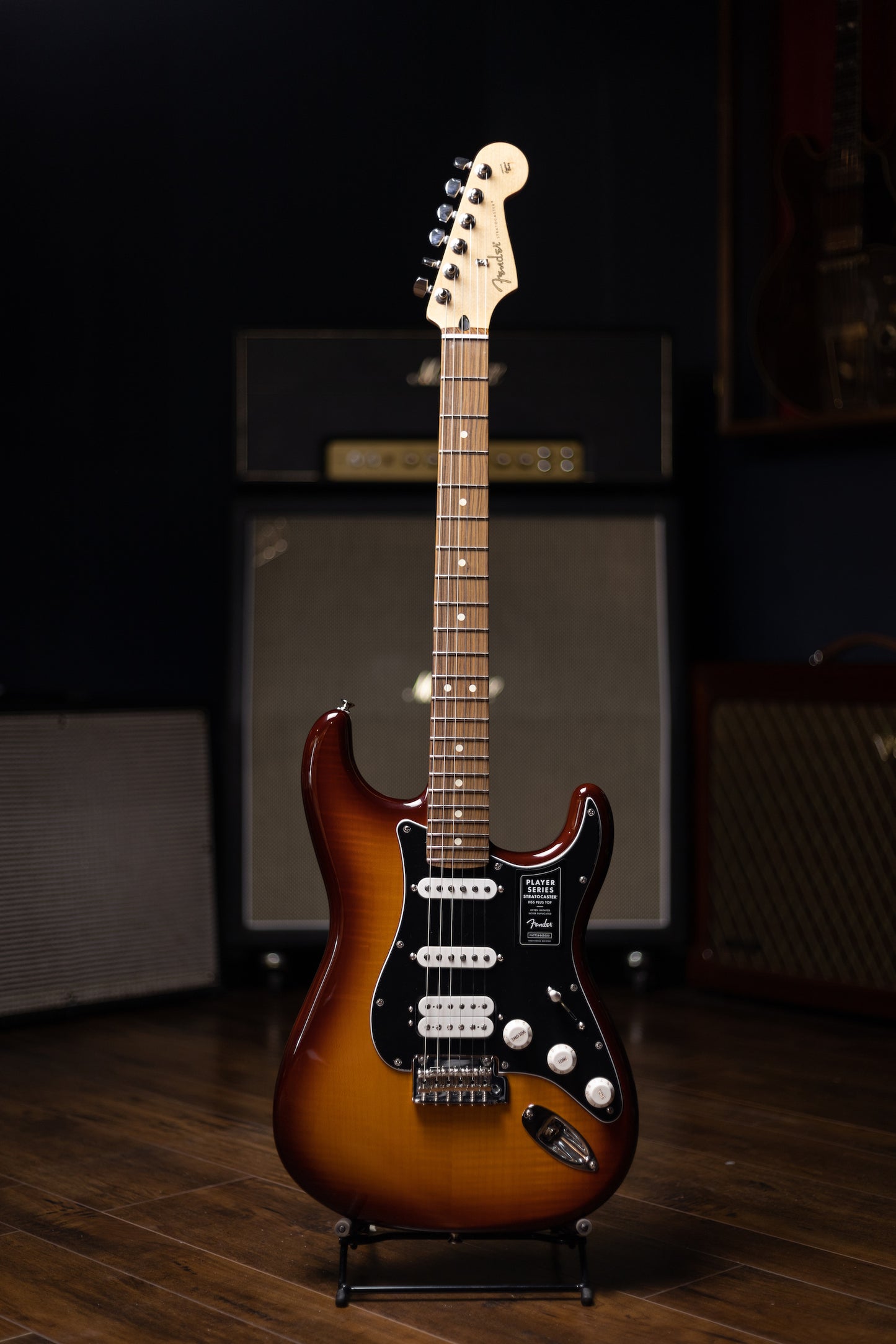 Fender Stratocaster HSS Plus Top Electric Guitar - Tobacco Sunburst