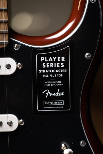 Fender Stratocaster HSS Plus Top Electric Guitar - Tobacco Sunburst