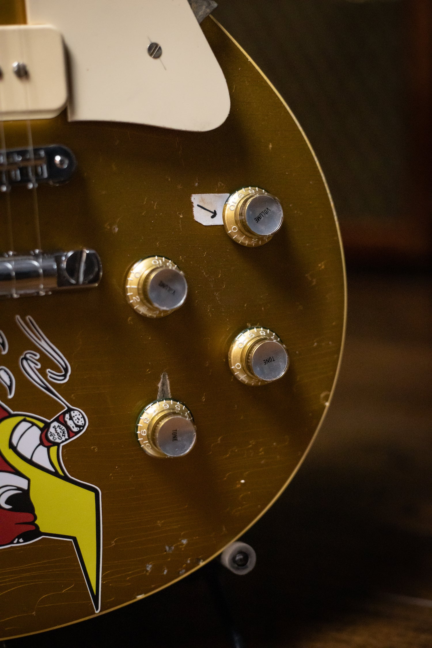 Gibson Custom Shop 76 Les Paul Deluxe Mike Ness Gold Top Murphy Lab Replica Electric Guitar - Double Gold