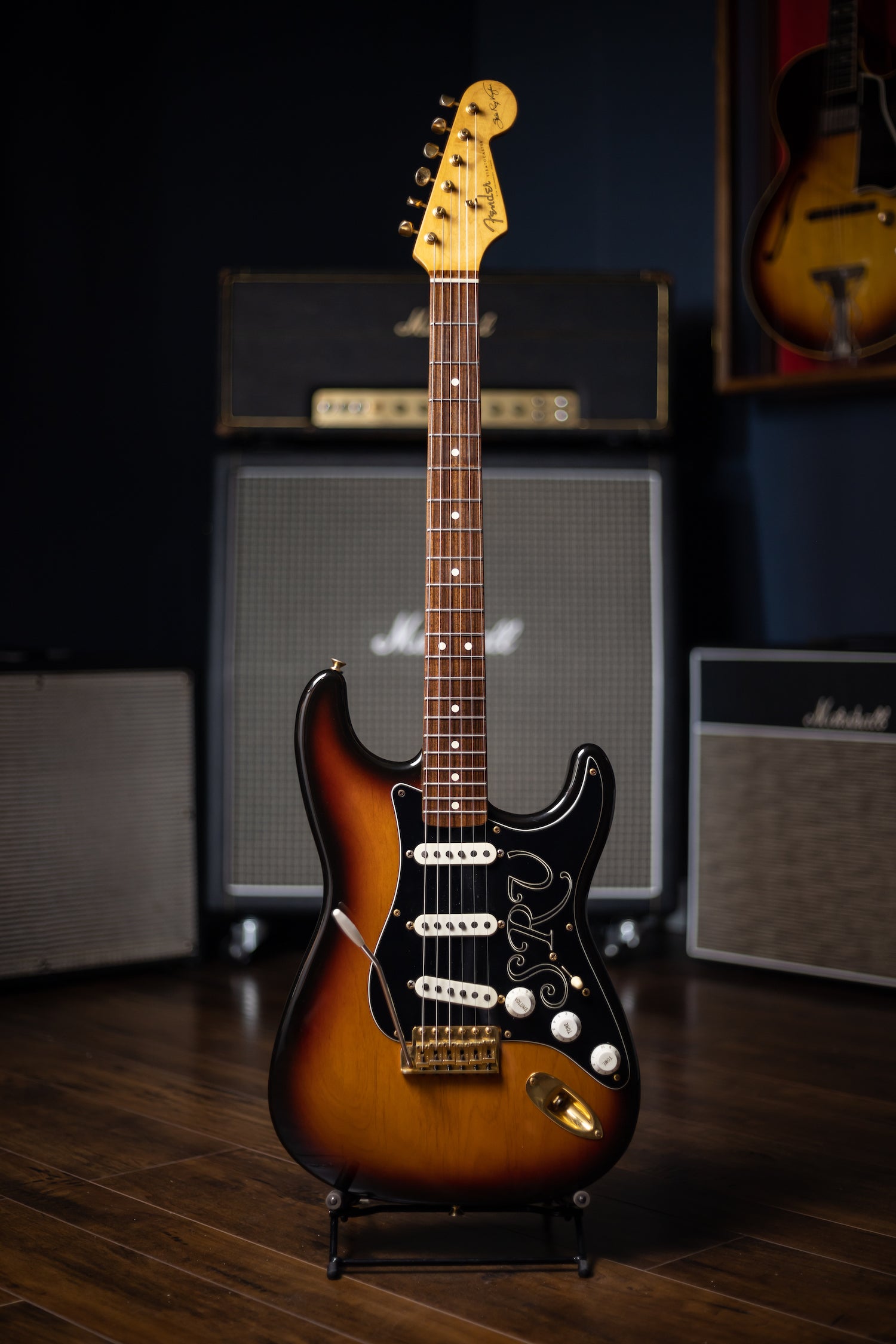 1992 Fender Stevie Ray Vaughn Stratocaster Electric Guitar - Sunburst