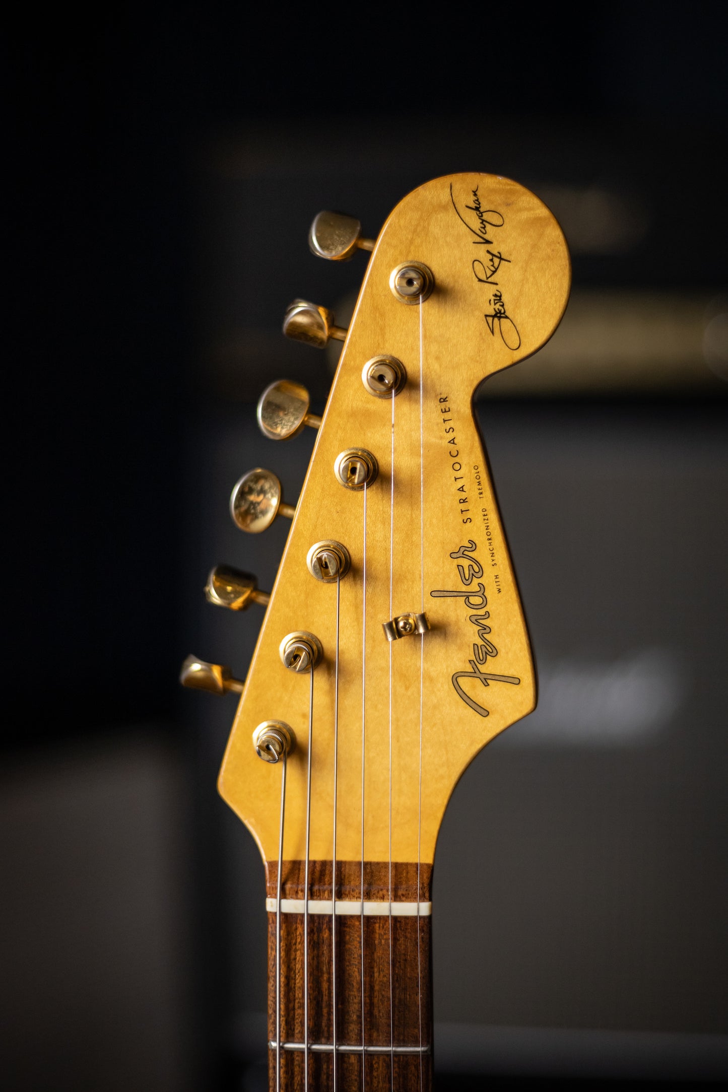 1992 Fender Stevie Ray Vaughn Stratocaster Electric Guitar - Sunburst