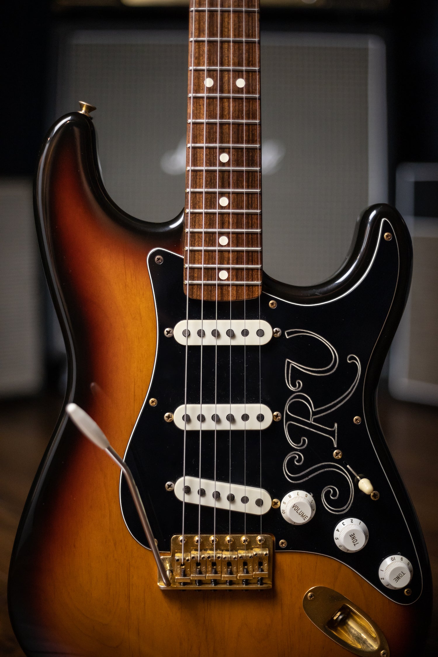 1992 Fender Stevie Ray Vaughn Stratocaster Electric Guitar - Sunburst