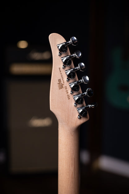 2022 Tom Anderson Top T Electric Guitar - Atlantic Storm to Black Edge Burst with Binding