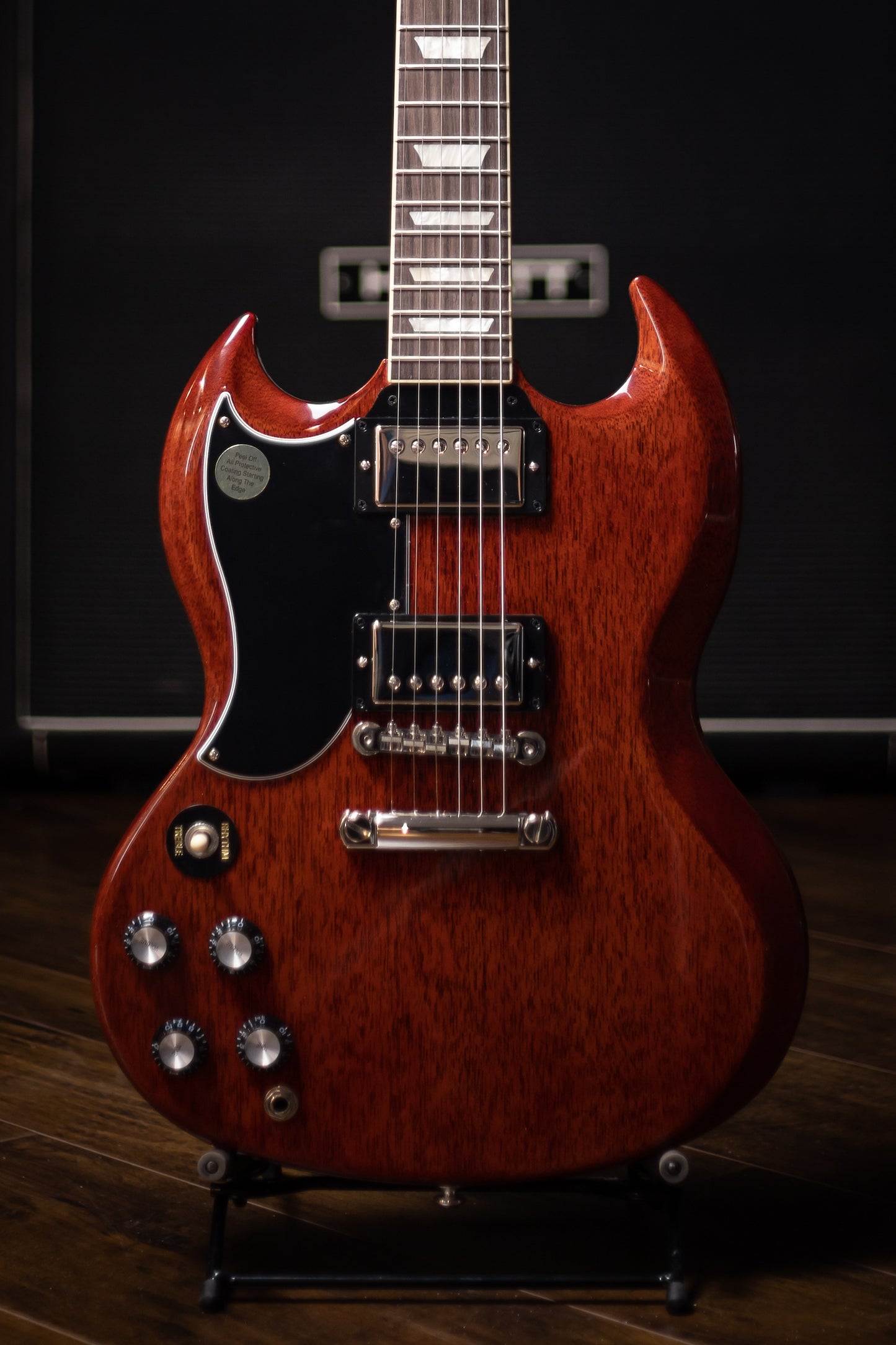 Gibson SG Standard ‘61 Stop Bar Left Handed Electric Guitar - Vintage Cherry