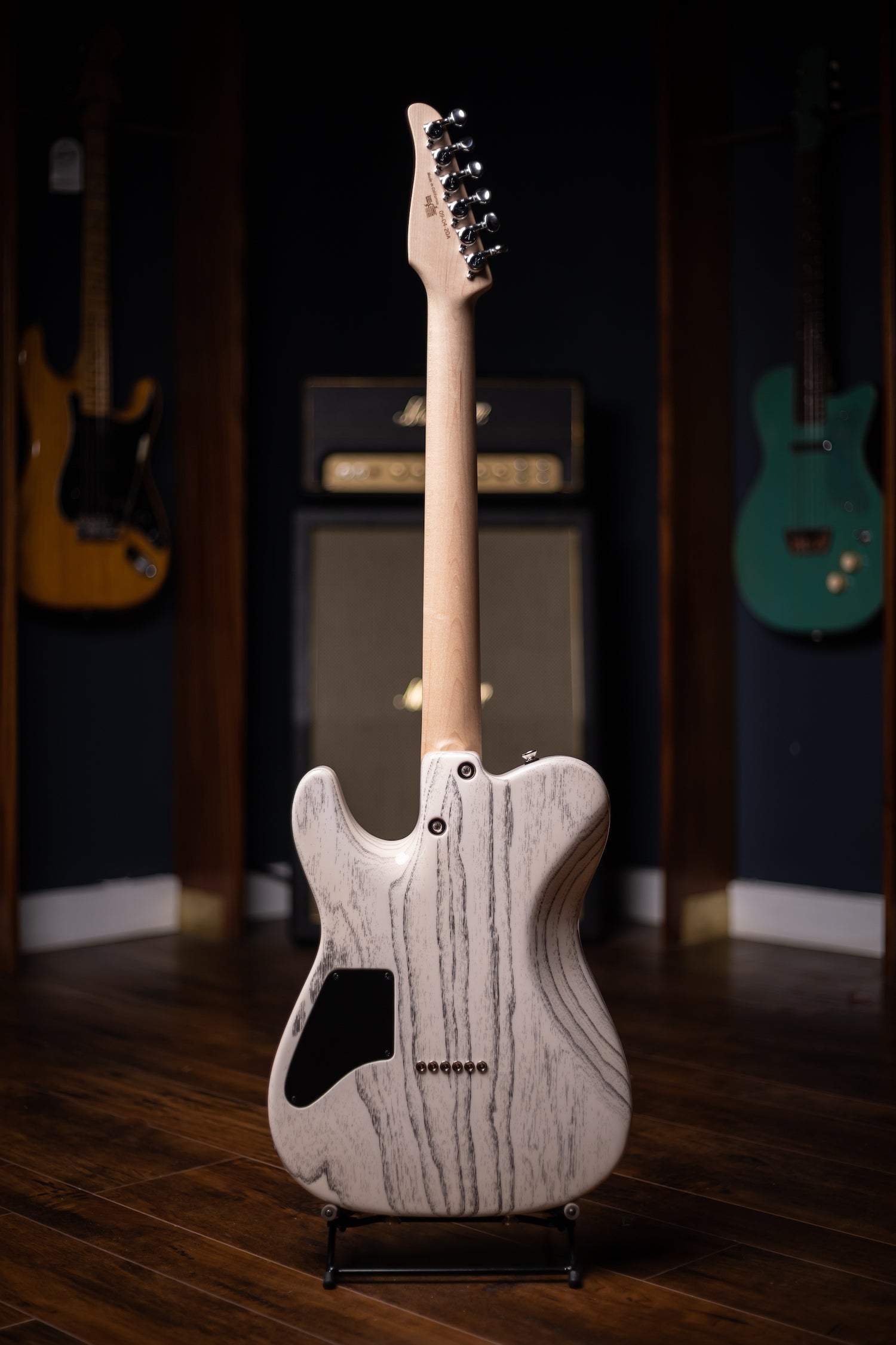 2022 Tom Anderson Top T Electric Guitar - Atlantic Storm to Black Edge Burst with Binding