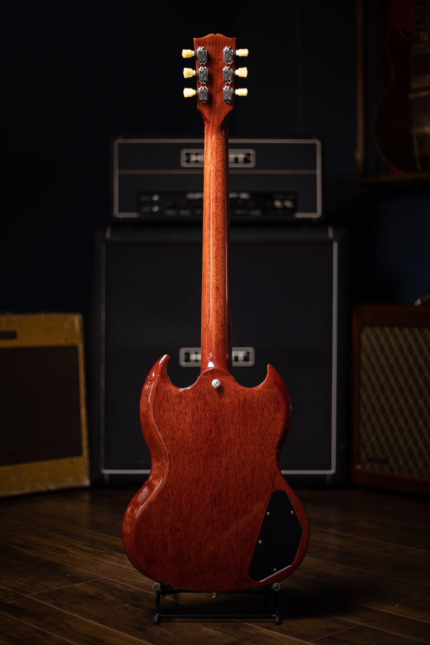 Gibson SG Standard ‘61 Stop Bar Left Handed Electric Guitar - Vintage Cherry