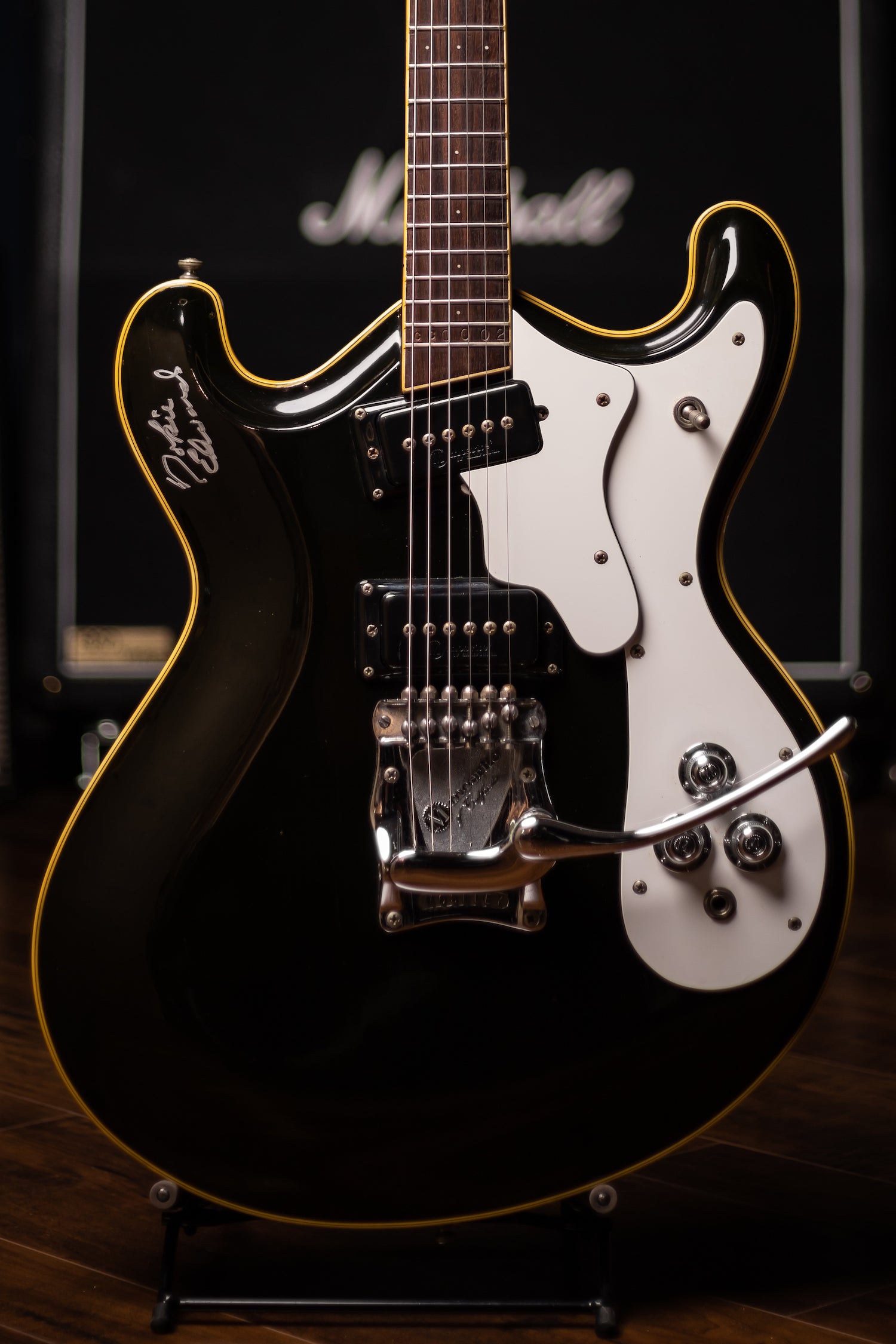 1961 Moserite Deep Body Ventures Model Electric Guitar - Black