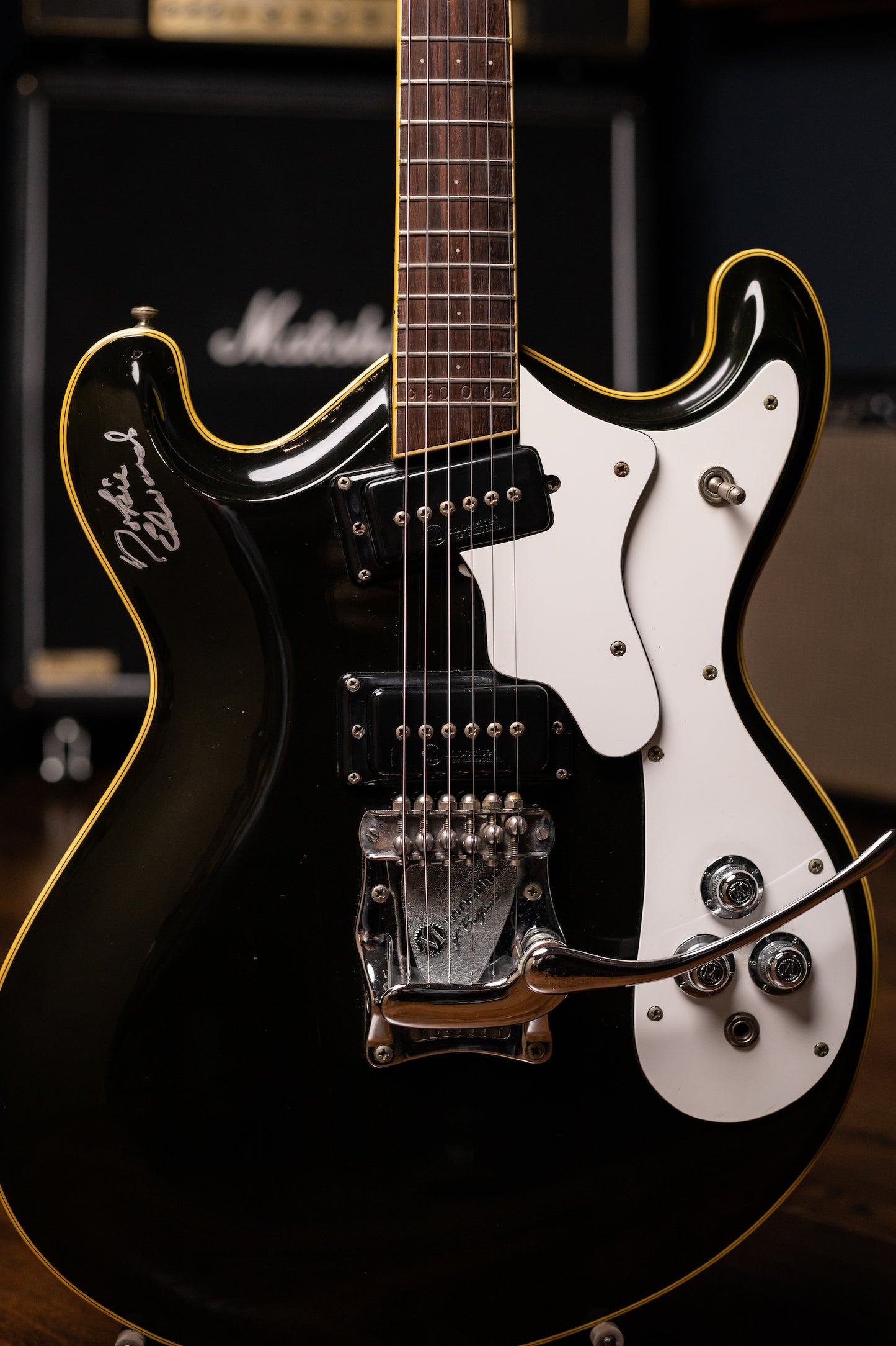 1961 Moserite Deep Body Ventures Model Electric Guitar - Black