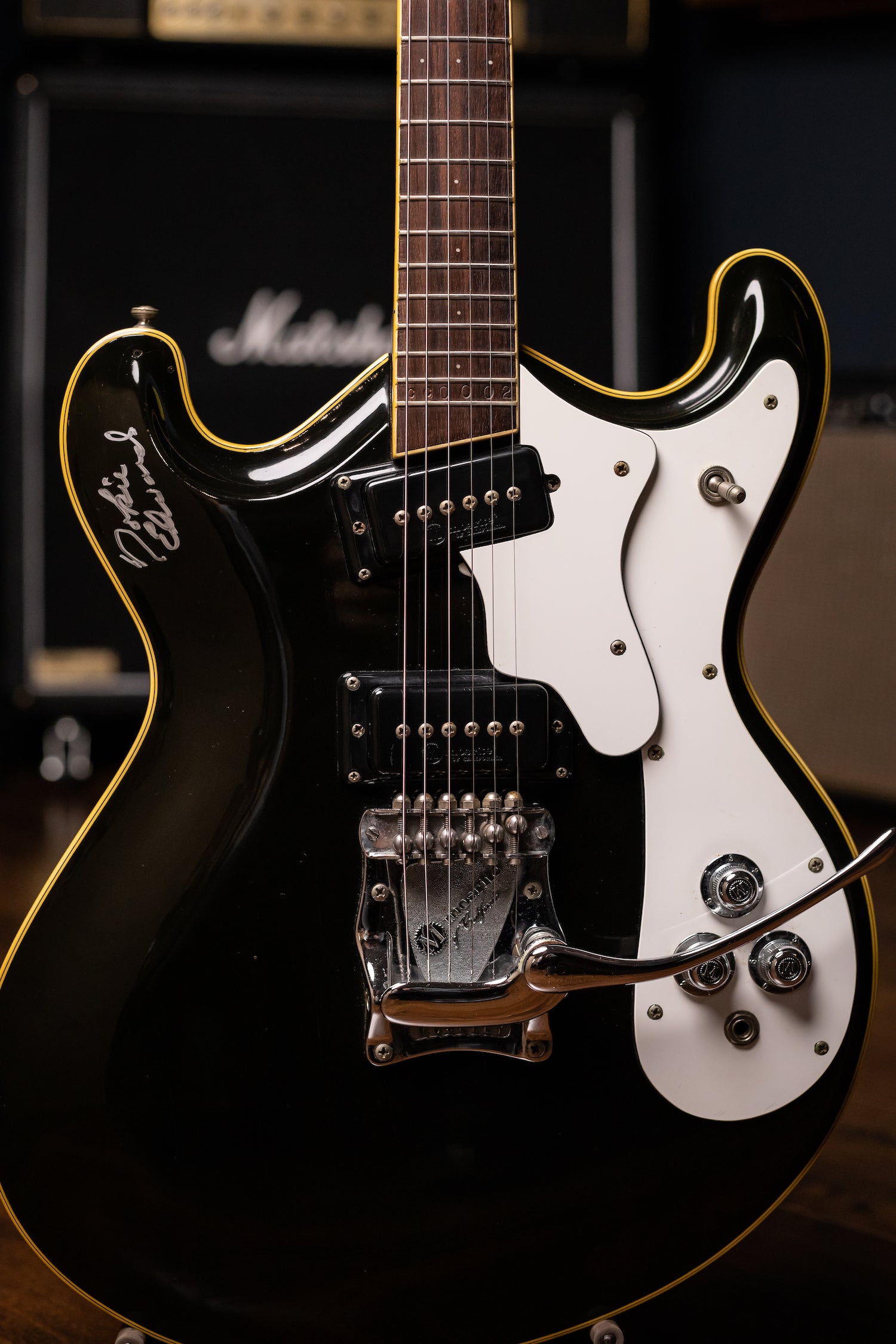 1961 Moserite Deep Body Ventures Model Electric Guitar - Black