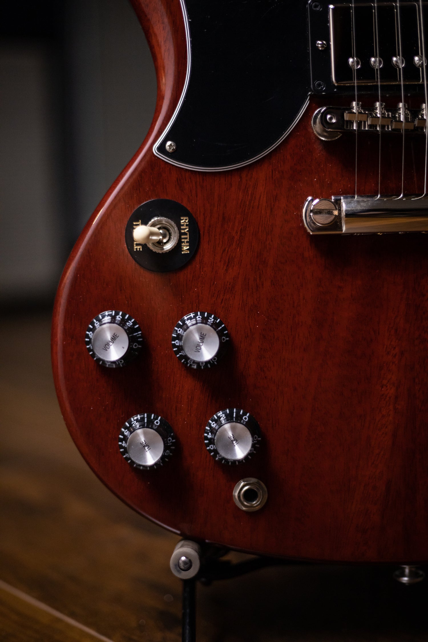 Gibson SG Standard ‘61 Stop Bar Left-Handed Electric Guitar - Vintage Cherry
