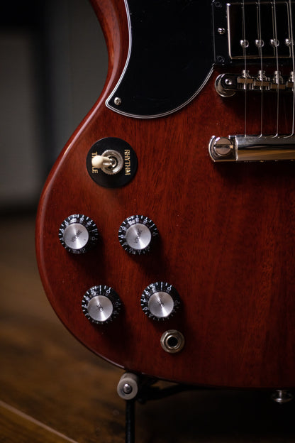 Gibson SG Standard ‘61 Stop Bar Left-Handed Electric Guitar - Vintage Cherry