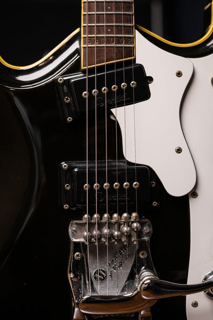 1961 Moserite Deep Body Ventures Model Electric Guitar - Black