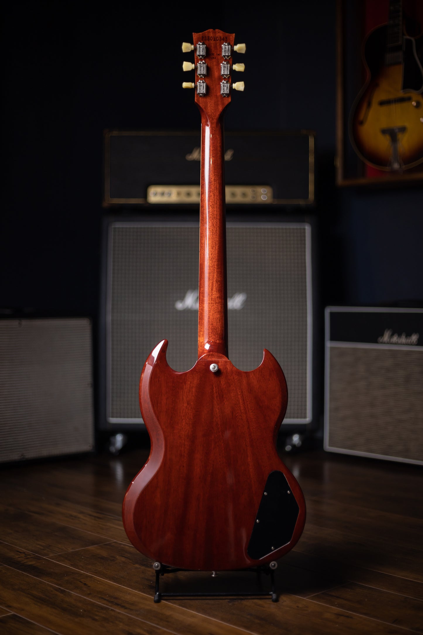Gibson SG Standard ‘61 Stop Bar Left-Handed Electric Guitar - Vintage Cherry