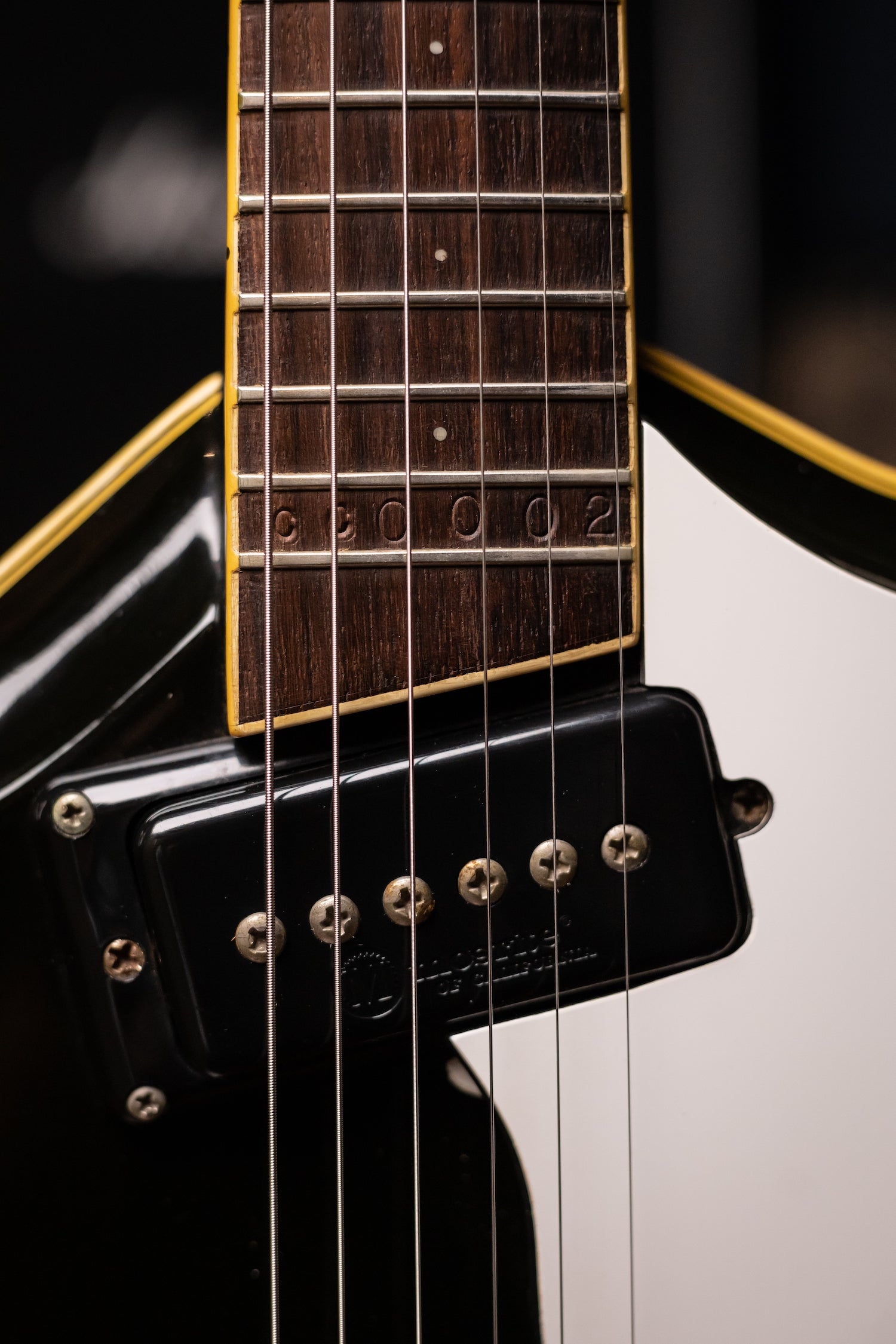 1961 Moserite Deep Body Ventures Model Electric Guitar - Black