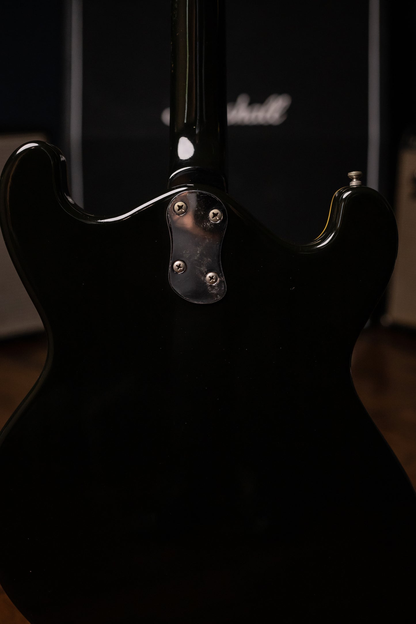 1961 Moserite Deep Body Ventures Model Electric Guitar - Black