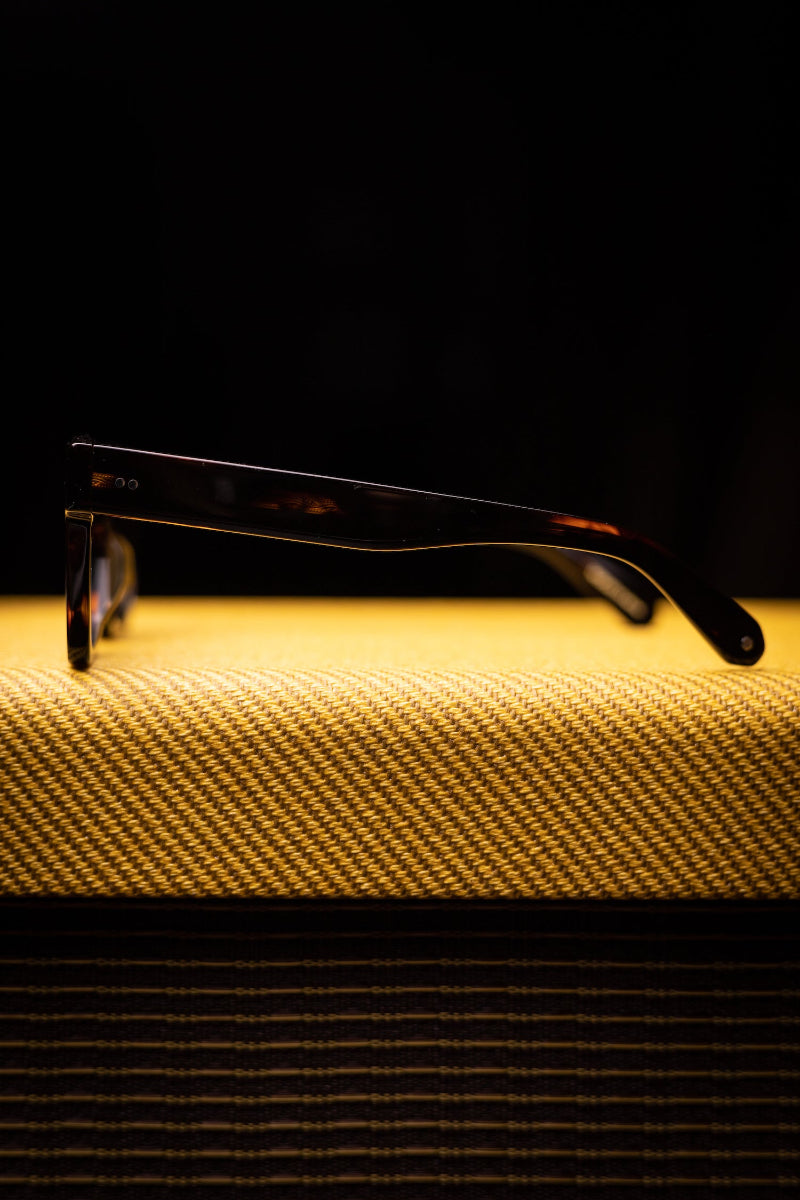 Johann Wolff Sunglasses - Anna in Havana w/ Green Polarized Lenses