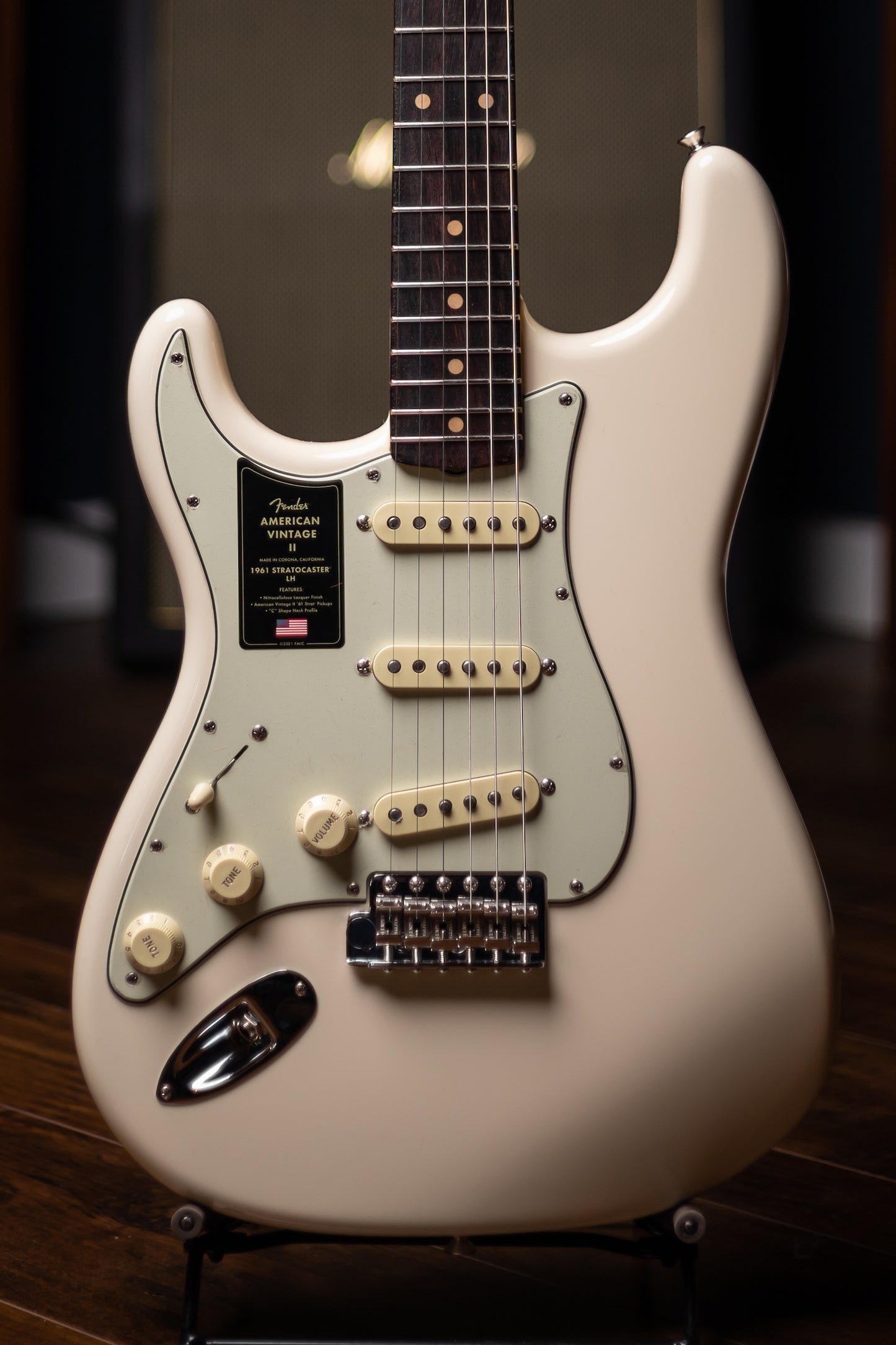 Fender American Vintage II 1961 Stratocaster® Left Handed Electric Guitar - Olympic White