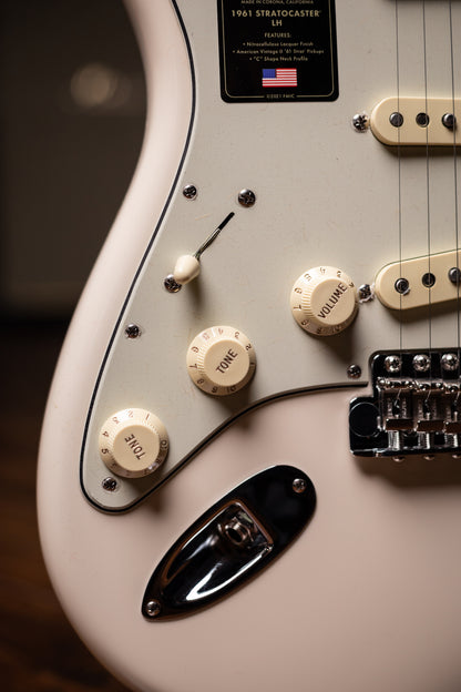 Fender American Vintage II 1961 Stratocaster® Left Handed Electric Guitar - Olympic White