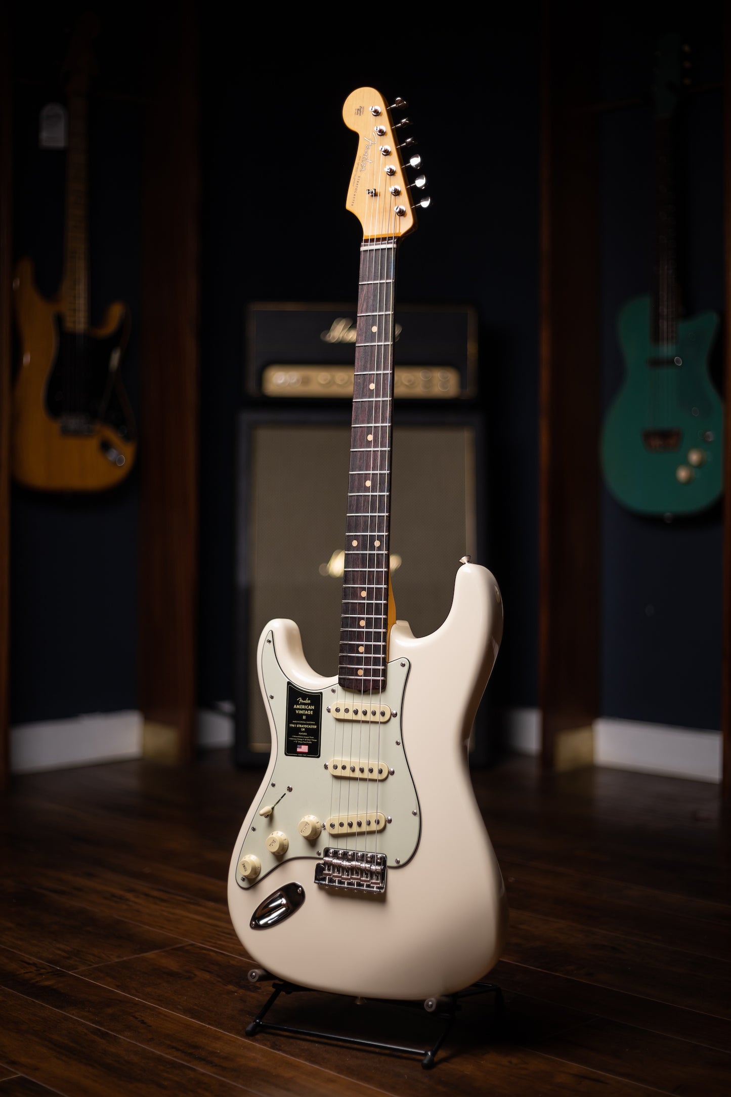 Fender American Vintage II 1961 Stratocaster® Left Handed Electric Guitar - Olympic White