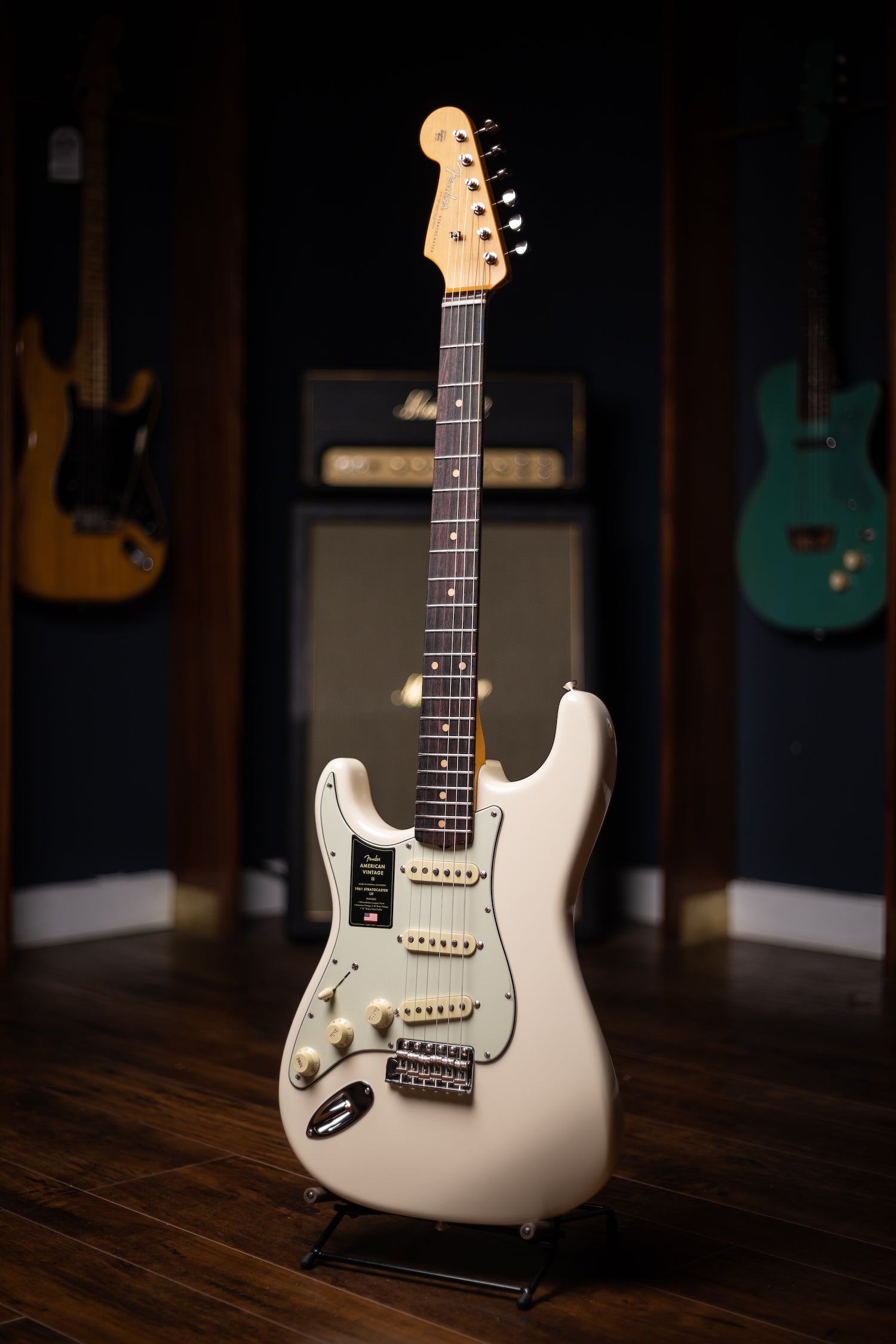 Fender American Vintage II 1961 Stratocaster® Left Handed Electric Guitar - Olympic White
