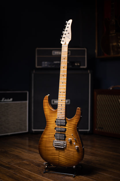 2019 Tom Anderson Angel Electric Guitar - Light Tobacco