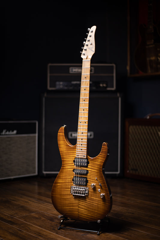 2019 Tom Anderson Angel Electric Guitar - Light Tobacco