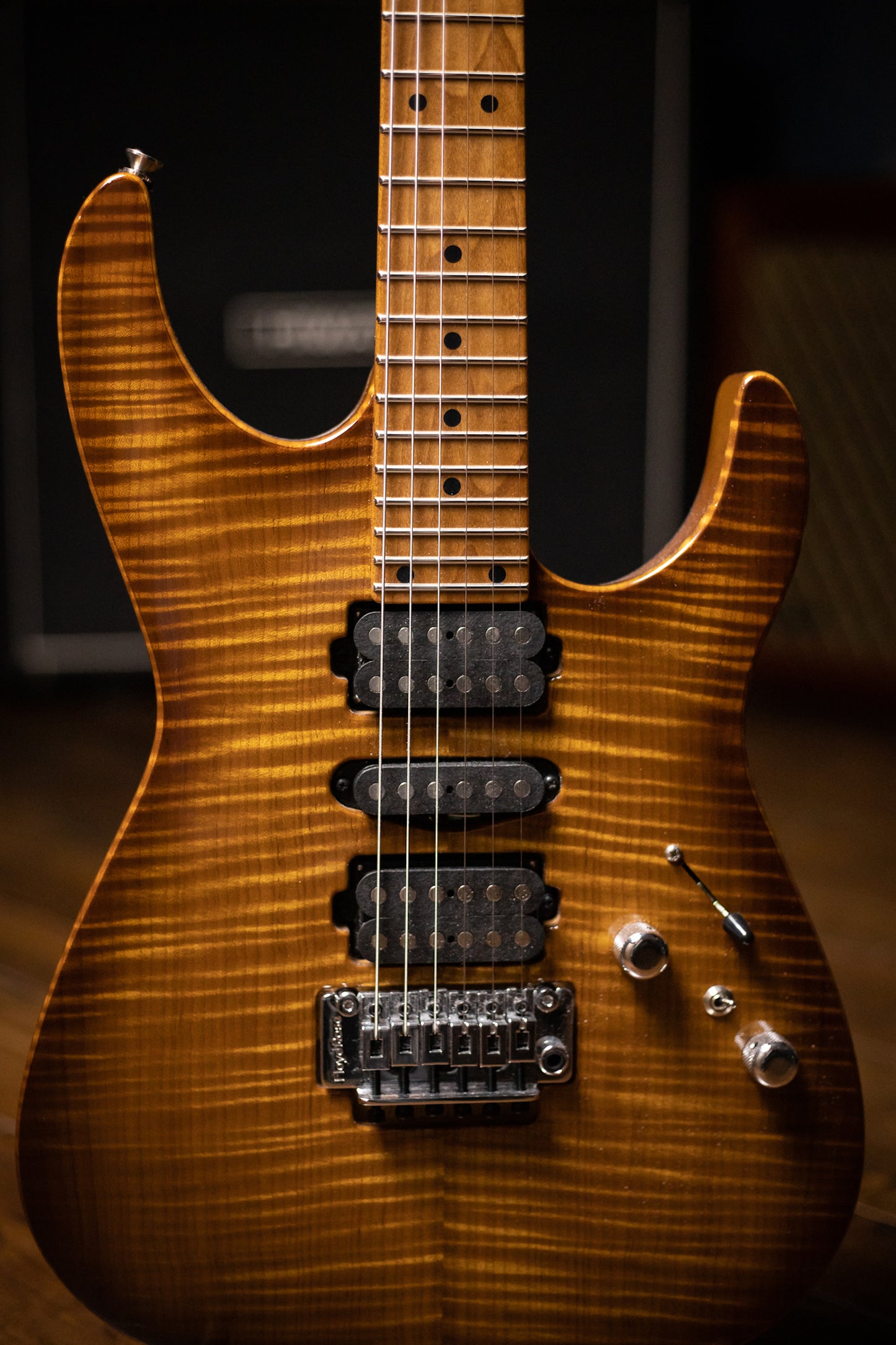 2019 Tom Anderson Angel Electric Guitar - Light Tobacco