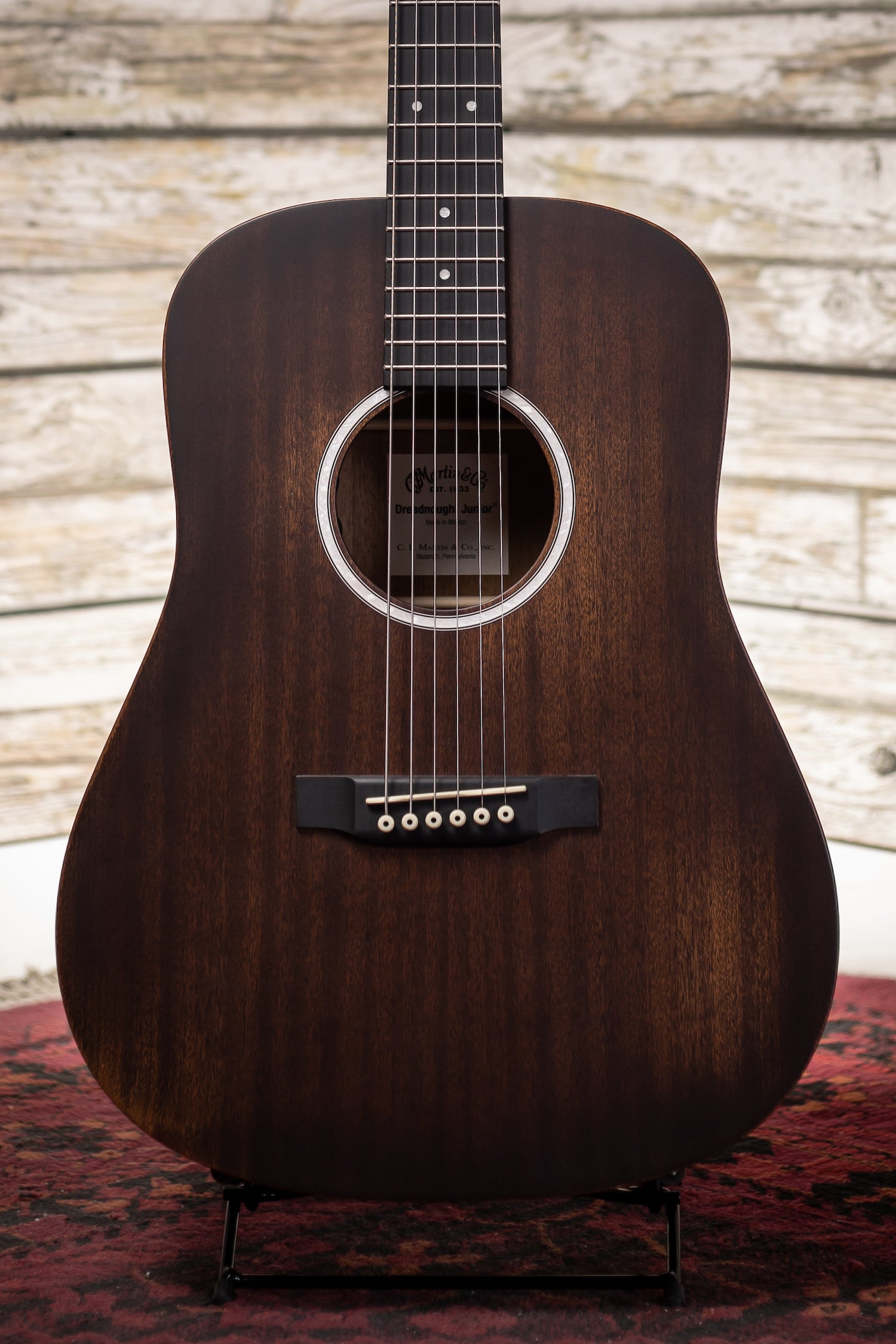 Martin D Jr-10E Streetmaster Acoustic-Electric Guitar - Natural