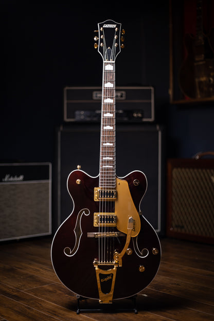 Gretsch G5422TG Electromatic Classic Hollow Body Double-Cut with Bigsby and Gold Hardware - Walnut Stain