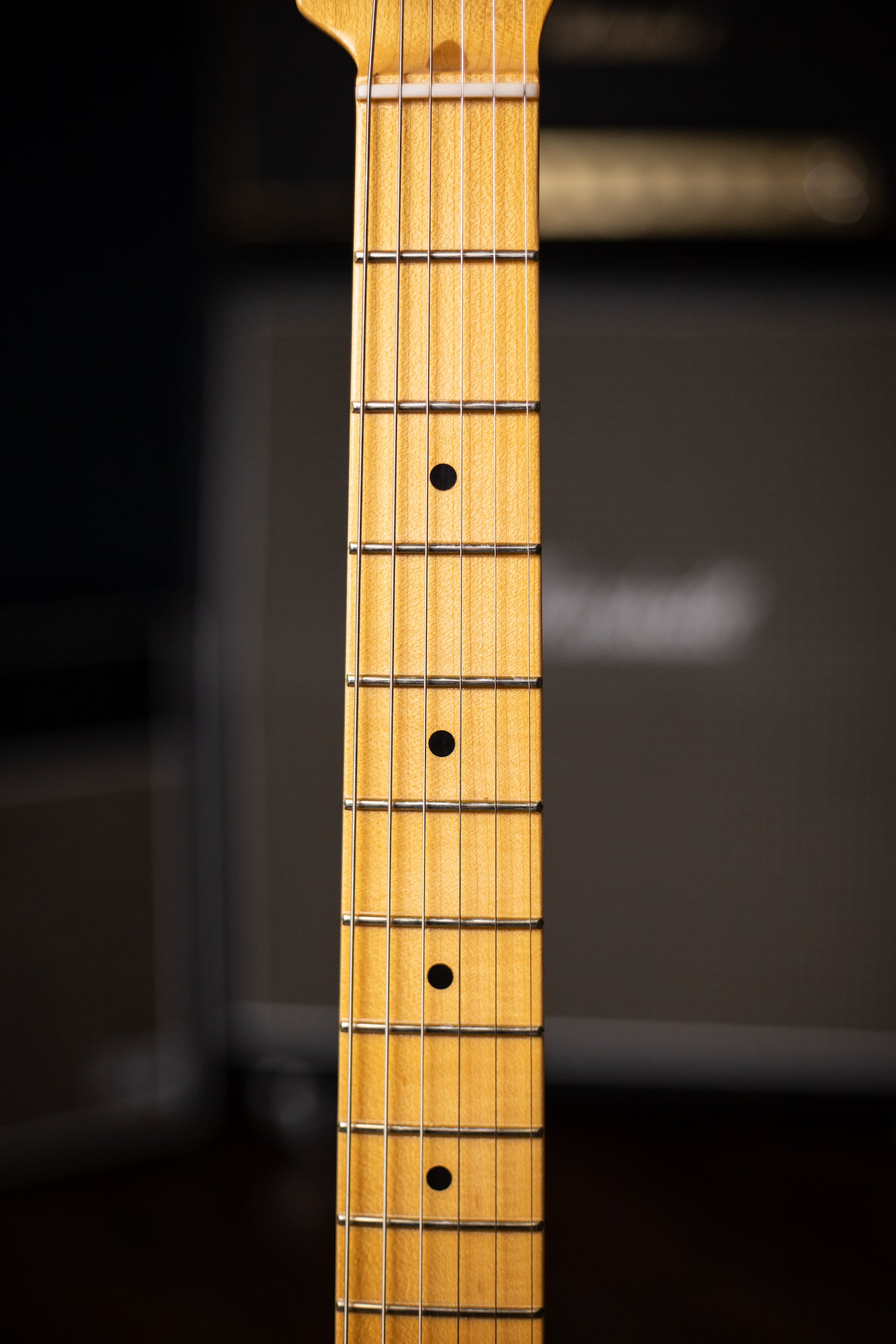 2018 Fender Eric Johnson Signature Thinline Stratocaster Electric Guitar - Vintage White