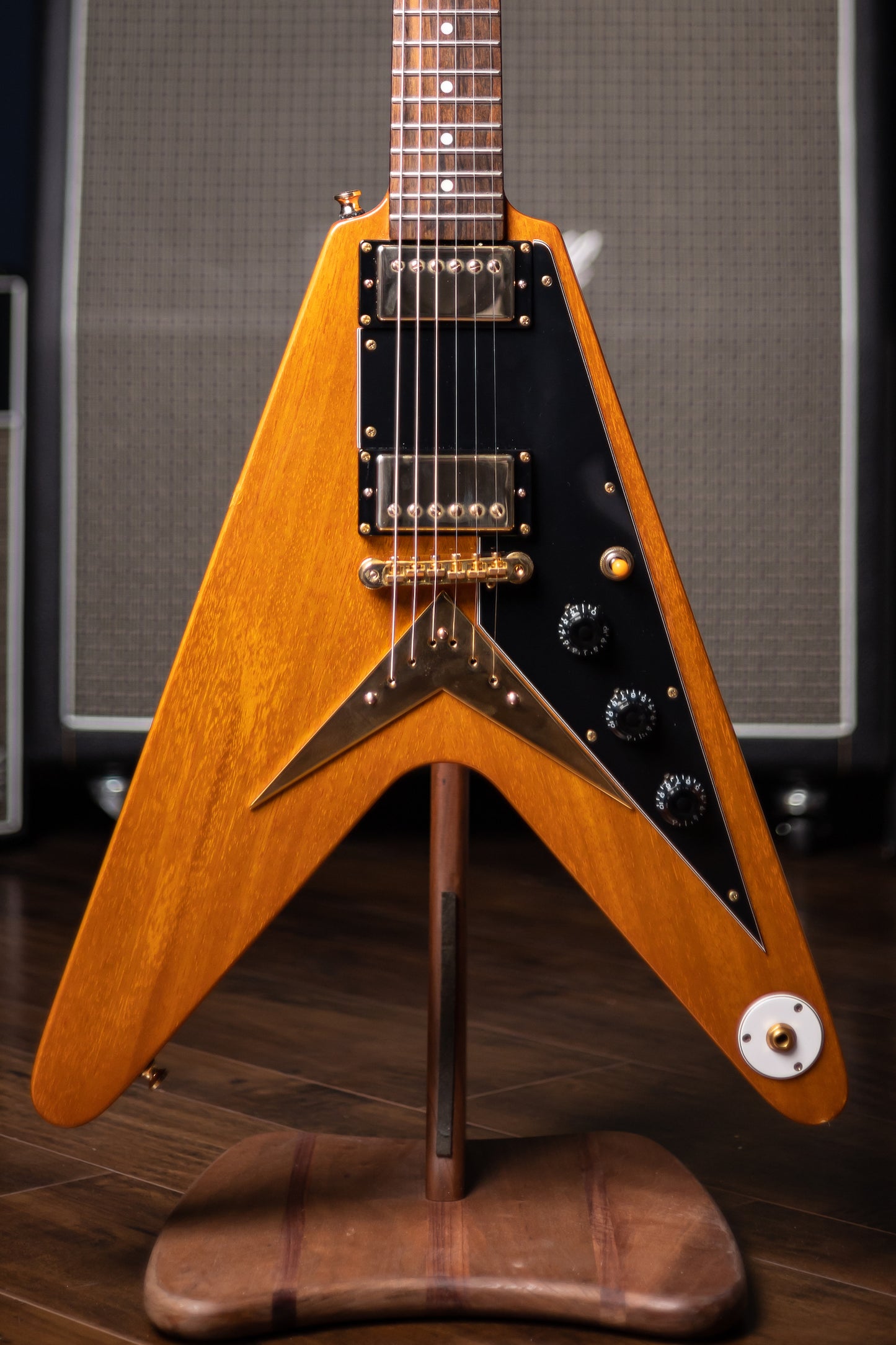 2012 Epiphone Joe Bonamassa Flying V "Amos" Electric Guitar - Natural