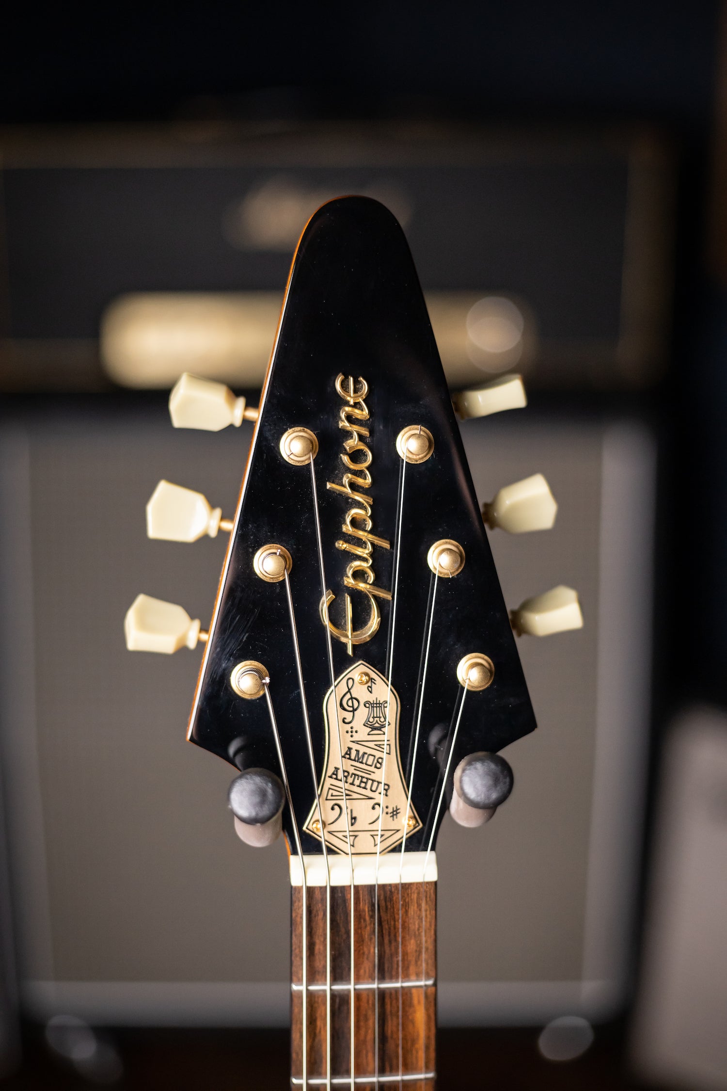 2012 Epiphone Joe Bonamassa Flying V "Amos" Electric Guitar - Natural