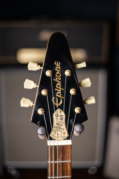 2012 Epiphone Joe Bonamassa Flying V "Amos" Electric Guitar - Natural