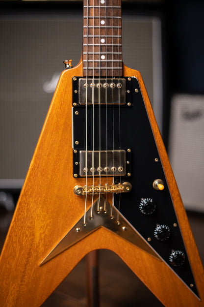 2012 Epiphone Joe Bonamassa Flying V "Amos" Electric Guitar - Natural