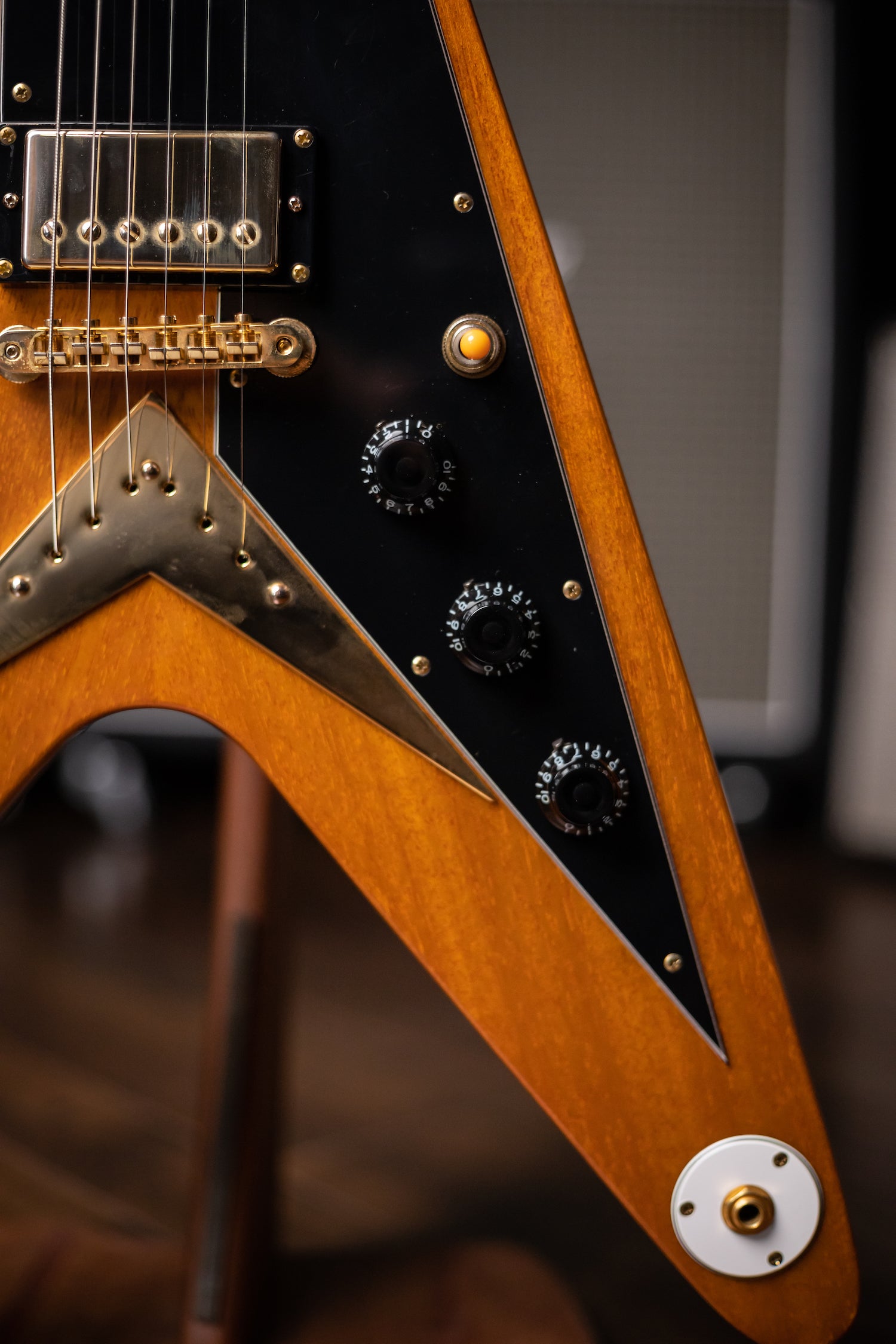 2012 Epiphone Joe Bonamassa Flying V "Amos" Electric Guitar - Natural