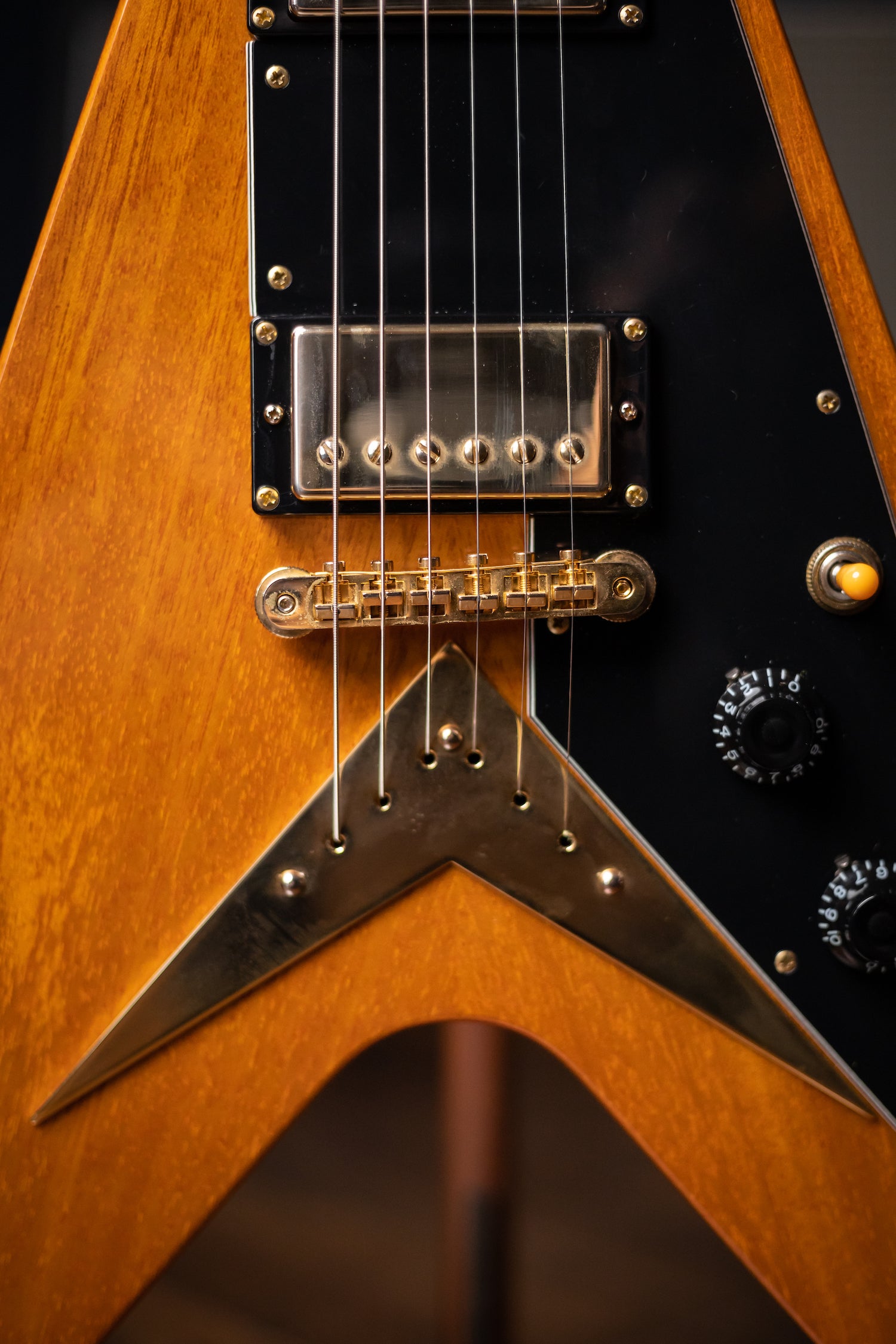 2012 Epiphone Joe Bonamassa Flying V "Amos" Electric Guitar - Natural