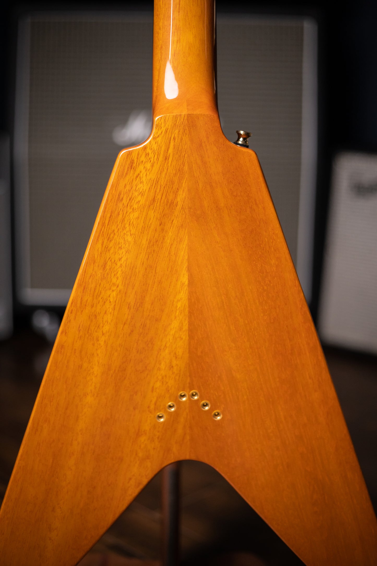 2012 Epiphone Joe Bonamassa Flying V "Amos" Electric Guitar - Natural