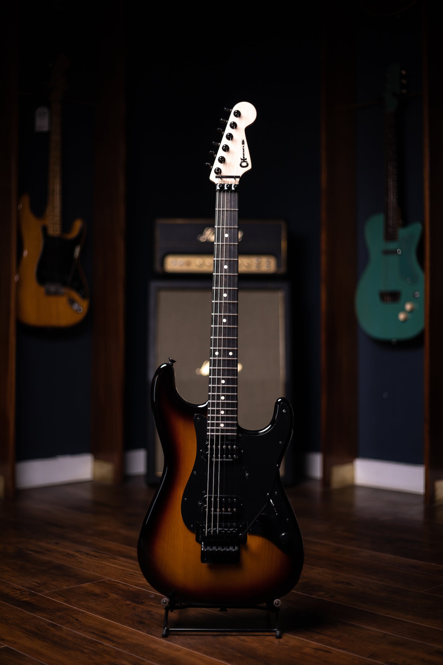 Charvel Pro-Mod So-Cal Style 1 HH Electric Guitar Floyd Rose - Three-Tone Sunburst