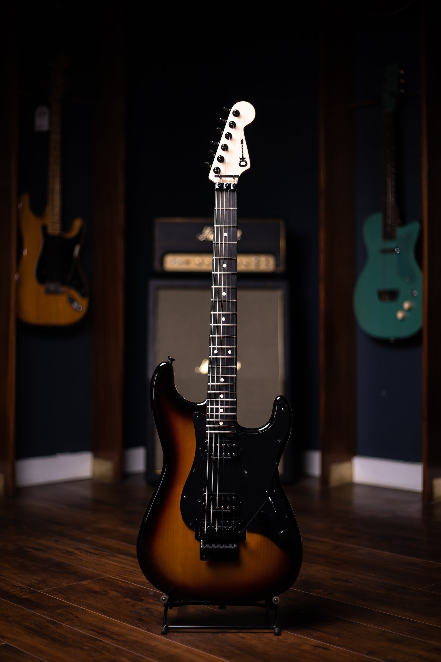 Charvel Pro-Mod So-Cal Style 1 HH Electric Guitar Floyd Rose - Three-Tone Sunburst