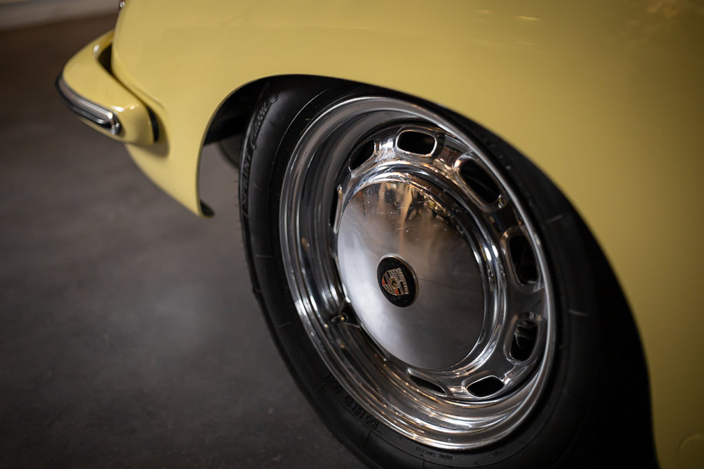 1965 Porsche 356 SC Cabriolet - Champagne Yellow Wheel 2