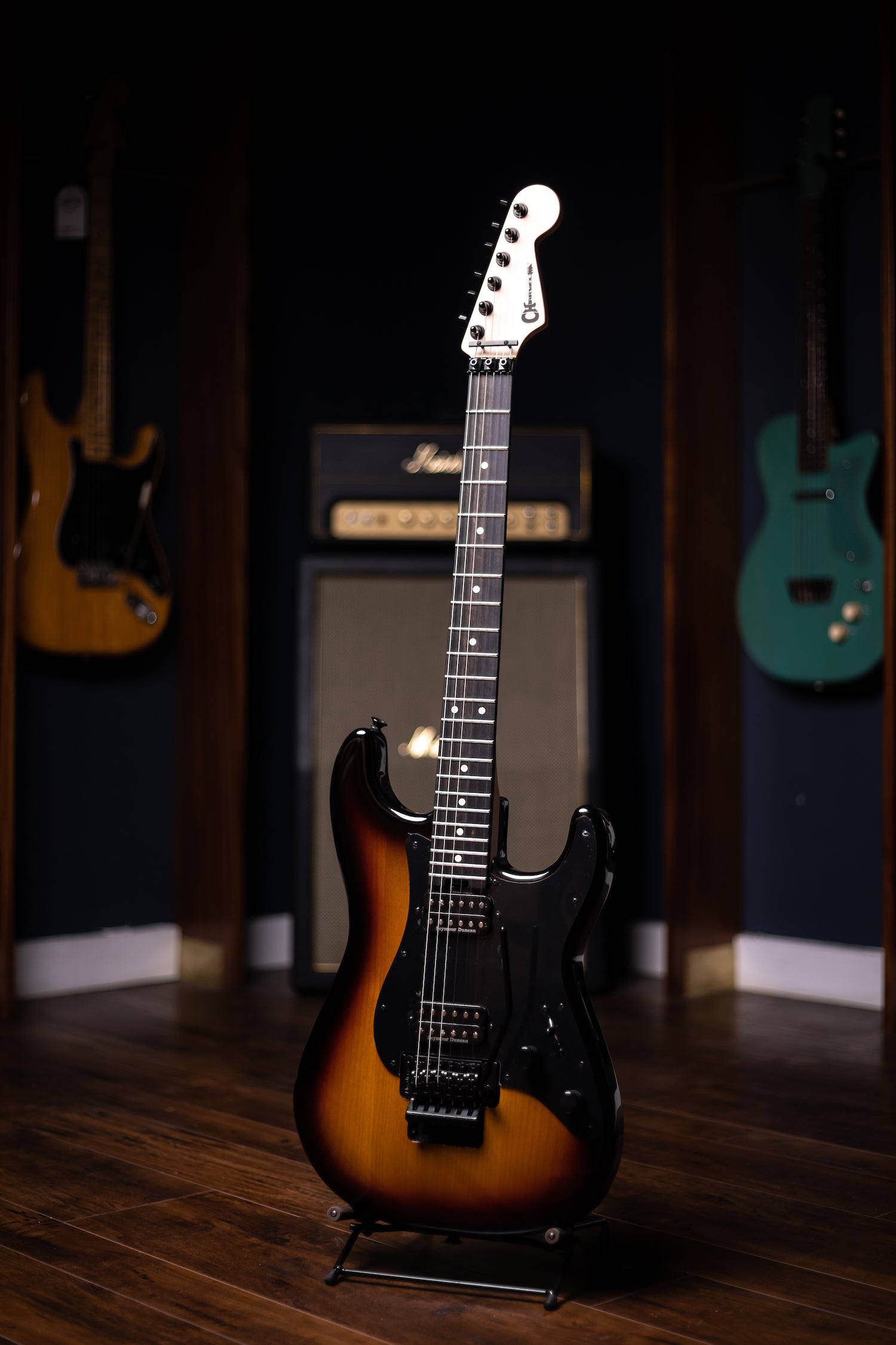 Charvel Pro-Mod So-Cal Style 1 HH Electric Guitar Floyd Rose - Three-Tone Sunburst