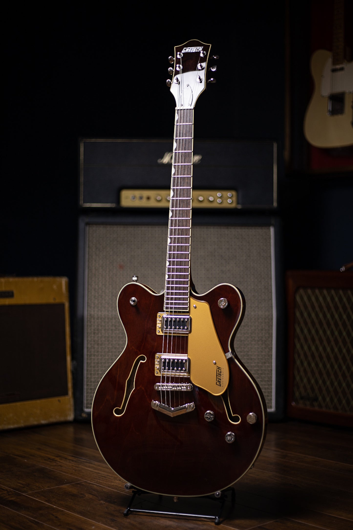 Gretsch G5622 Electromatic Center Block Doublecut With V-Stoptail Electric Guitar - Aged Walnut