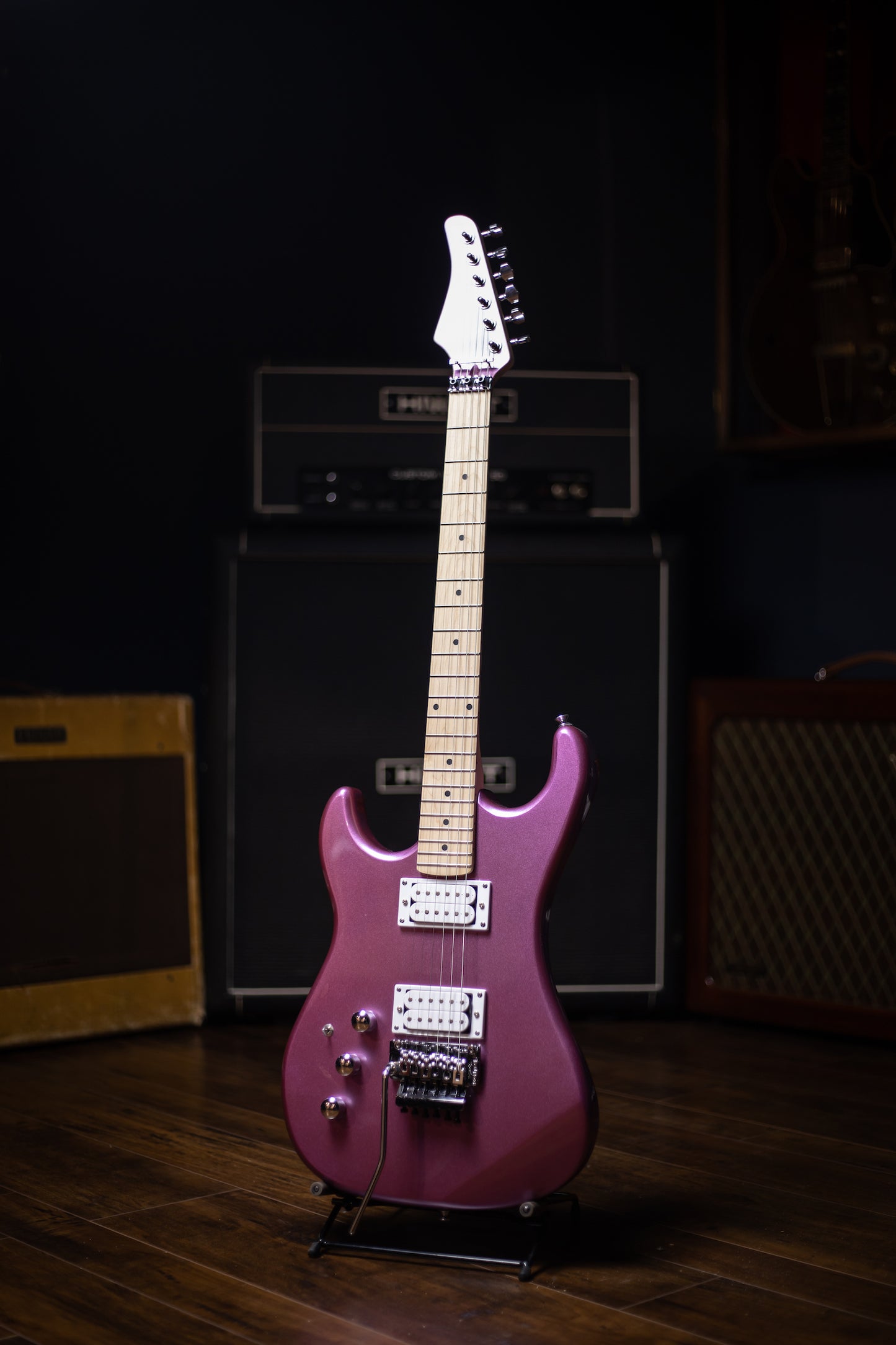 Kramer Pacer Classic FR Special Left Handed Electric Guitar - Purple Passion Metallic