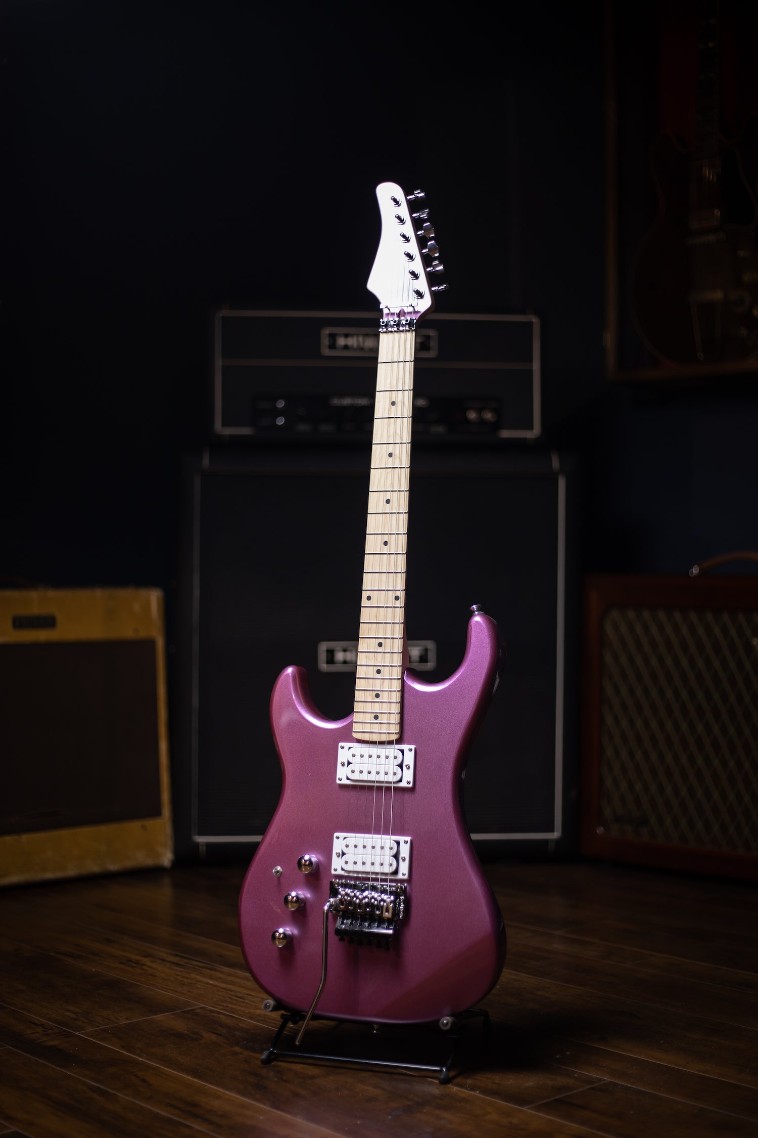 Kramer Pacer Classic FR Special Left Handed Electric Guitar - Purple Passion Metallic
