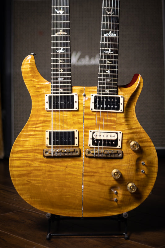 1983 Paul Reed Smith Carlos Santana Custom Doubleneck Electric Guitar - Vintage Yellow