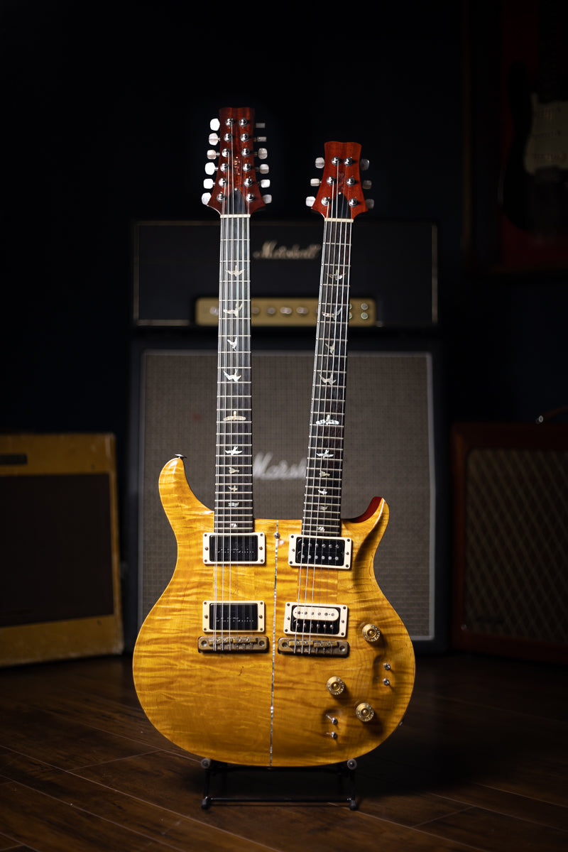 1983 Paul Reed Smith Carlos Santana Custom Doubleneck Electric Guitar -  Vintage Yellow