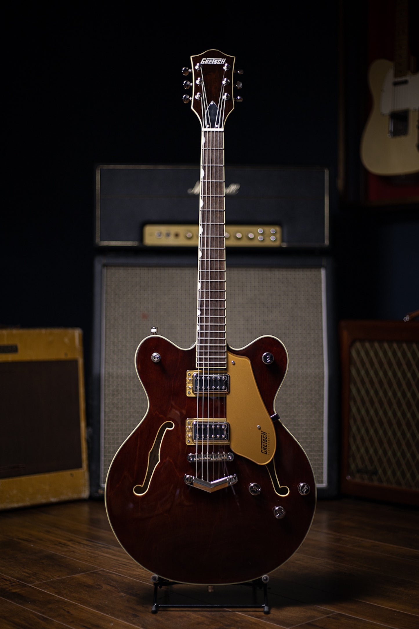 Gretsch G5622 Electromatic Center Block Doublecut With V-Stoptail Electric Guitar - Aged Walnut