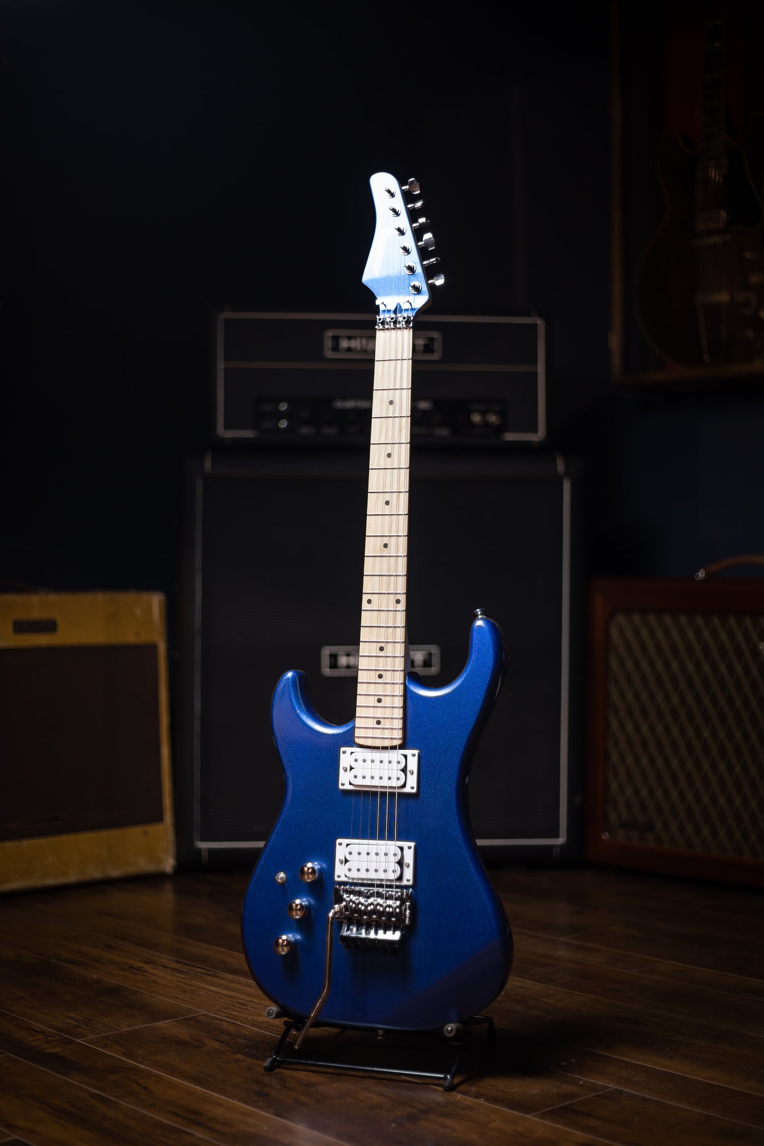 Kramer Pacer Classic FR Special Left Handed Electric Guitar - Radio Blue Metallic