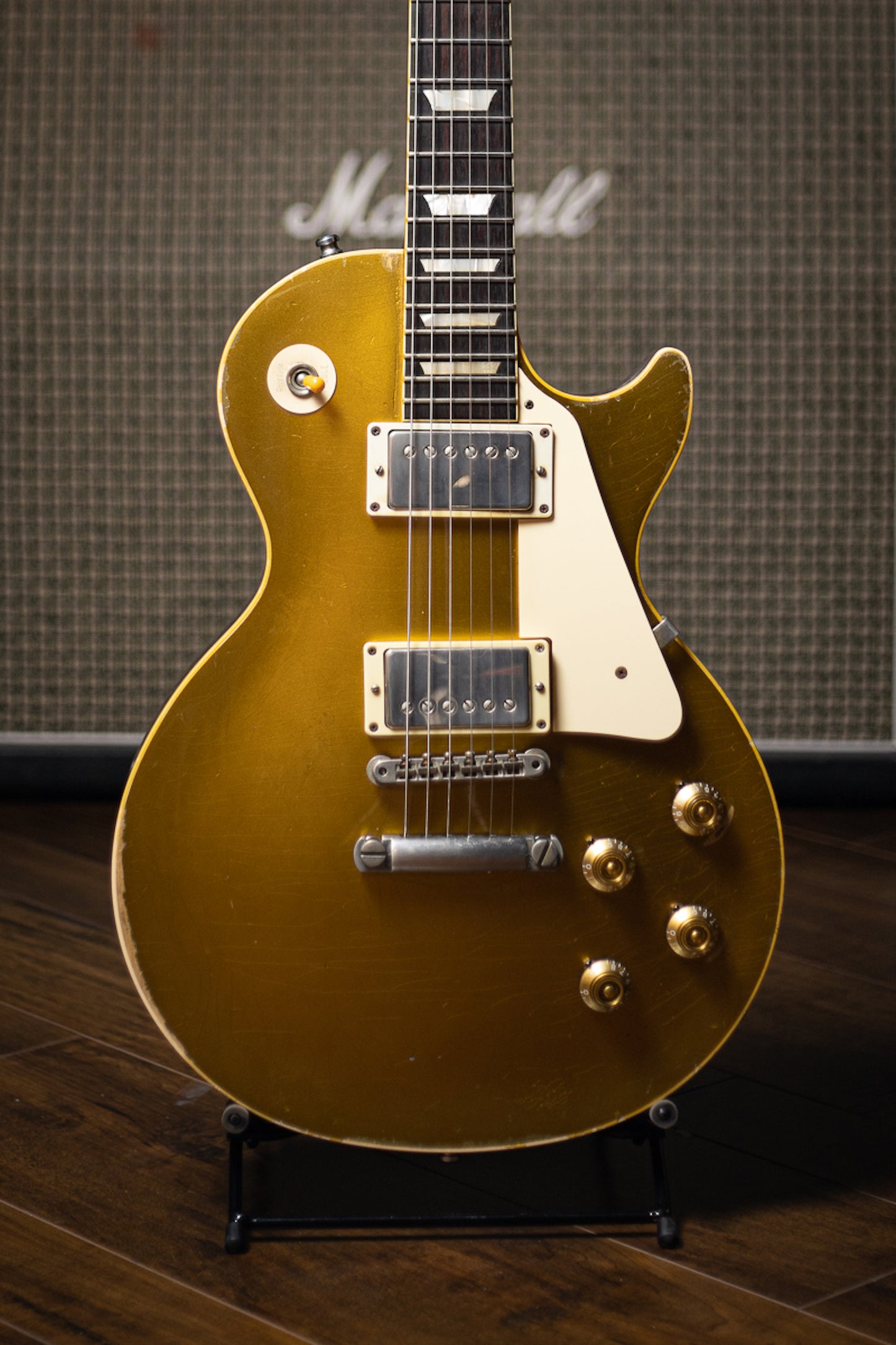 1989 Gibson Les Paul Standard Historic Makeover Electric Guitar - Goldtop